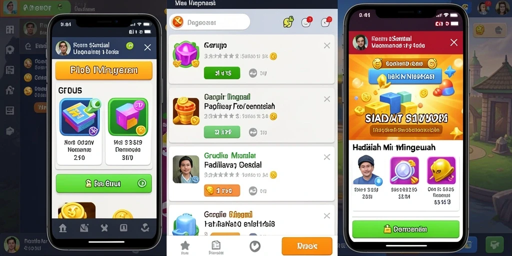 Tampilan antarmuka yang menarik dan user-friendly.