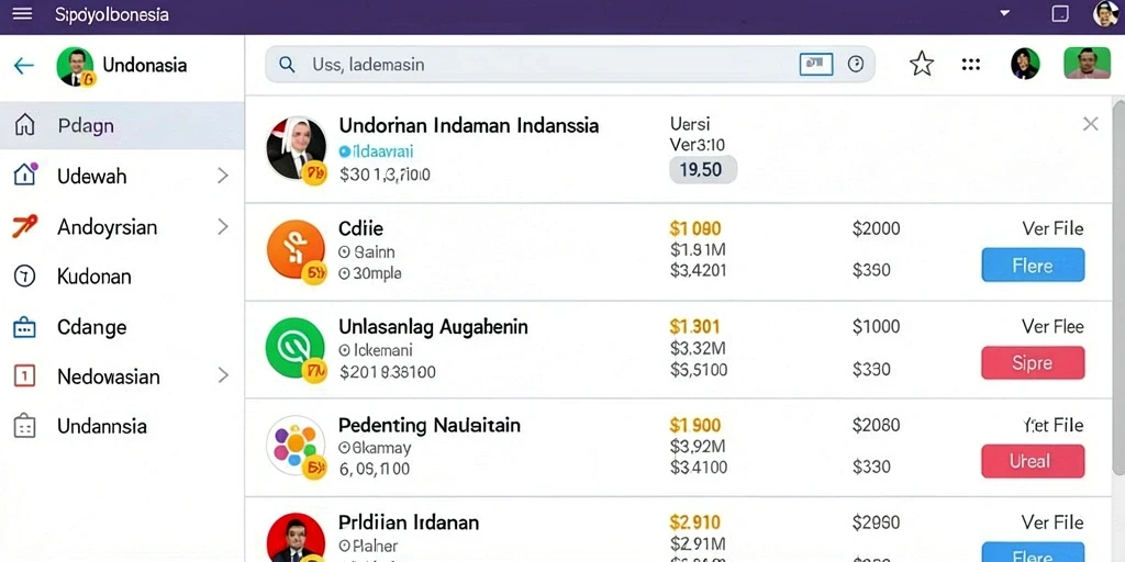 Tampilan antarmuka ARIESTOGEL yang menarik dan mudah digunakan.