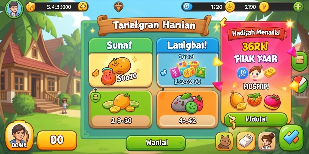 Tangkapan layar menampilkan karakter utama dalam aksi seru.