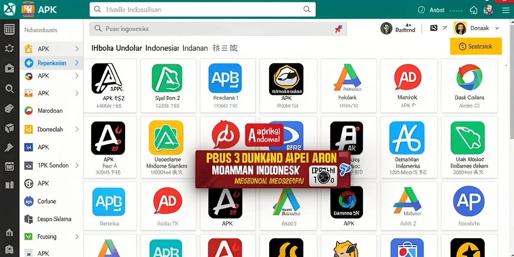 Tampilan utama aplikasi dengan navigasi mudah.