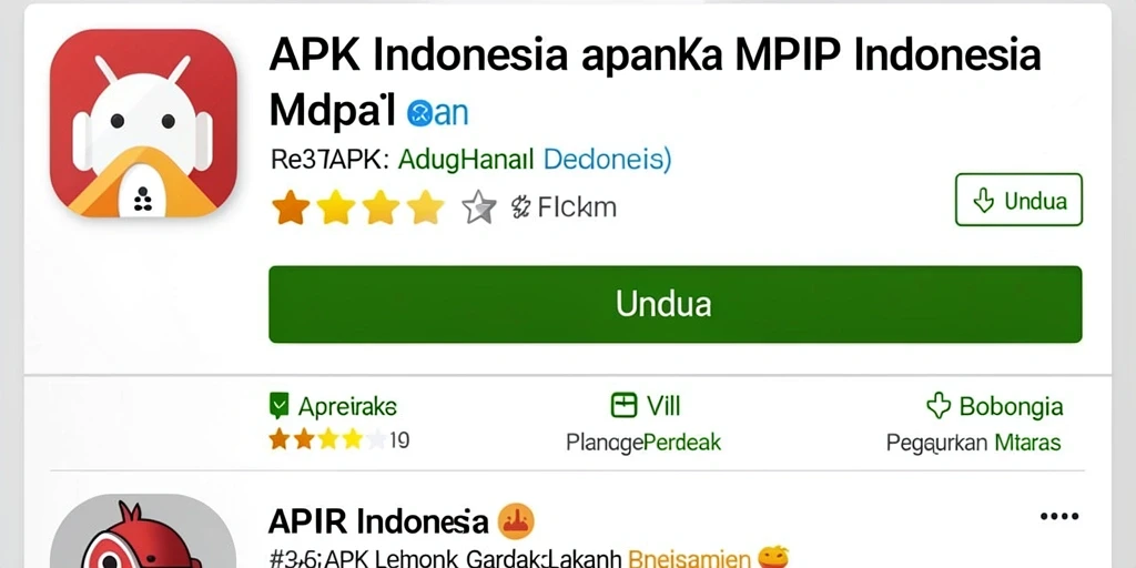 Tampilan menu utama dengan desain yang menarik.