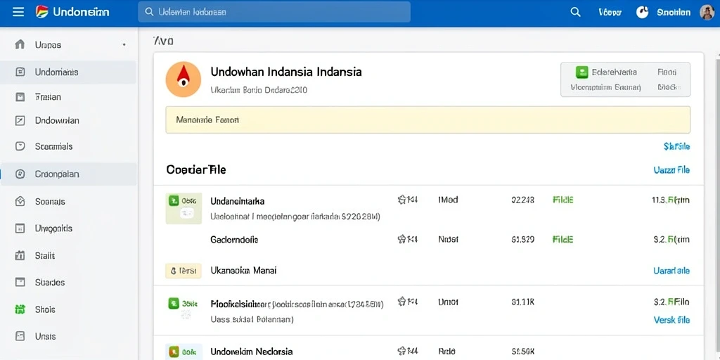 Tampilan antarmuka yang user-friendly dan intuitif.