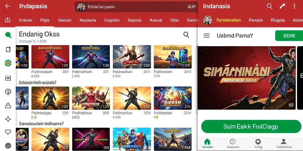 Tampilan antarmuka yang menarik dan mudah dinavigasi.