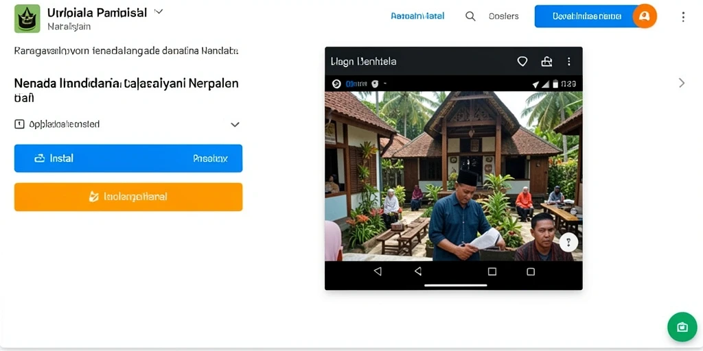 Tampilan awal permainan yang menarik.