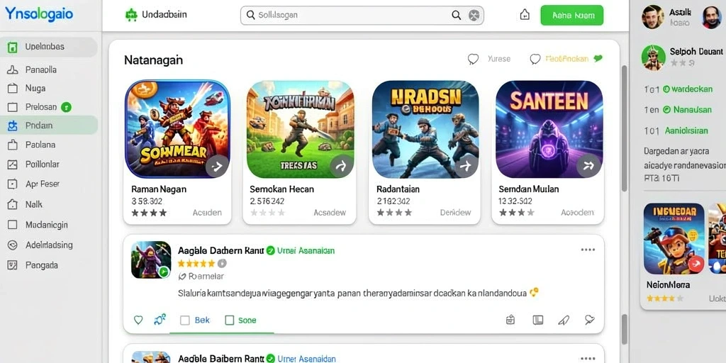 Screenshot menampilkan antarmuka utama JKTOK yang menarik.