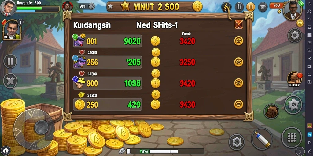 Screenshot menampilkan antarmuka permainan yang intuitif.