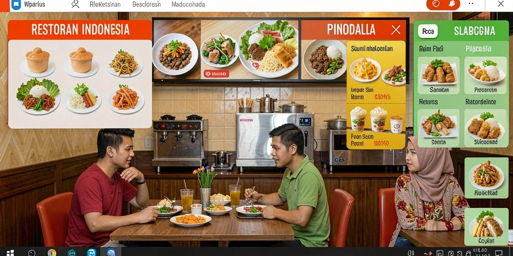 Tampilan awal yang menarik dan mudah dinavigasi.