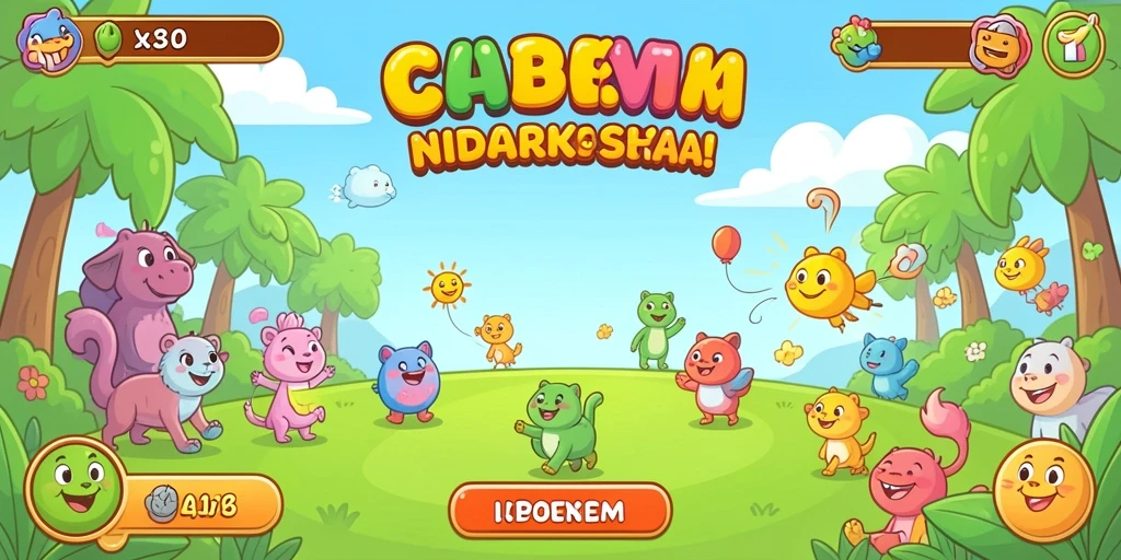 Tampilan awal permainan SEHOKI yang menarik.