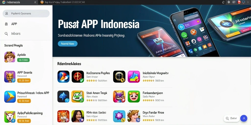 Tampilan antarmuka aplikasi yang menarik dan sederhana.