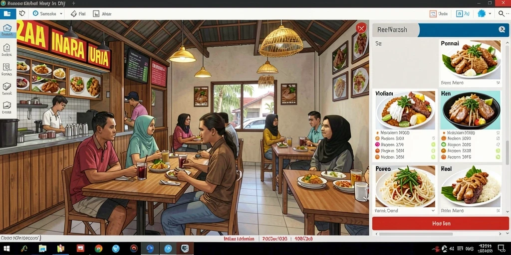 Screenshot menampilkan karakter utama dalam aksi bertarung.