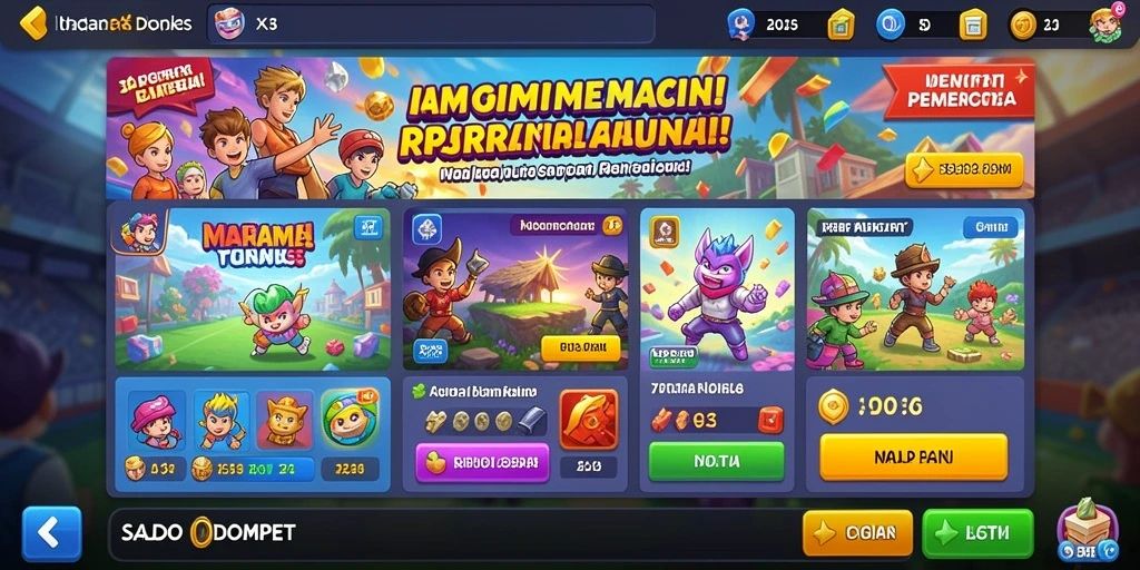 Tampilan awal game VC55 yang menarik dan intuitif.