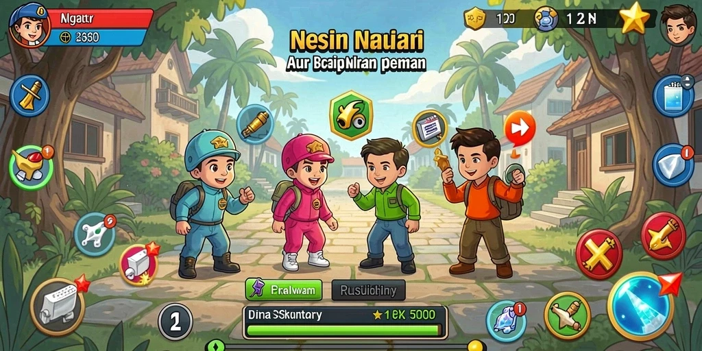 Tampilan level pertama yang menakjubkan.